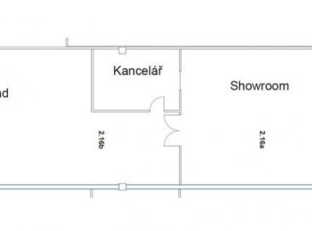 Pronájem - obchodní prostor, 205 m²