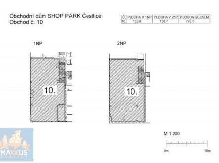 Pronájem obchodní prostor, 278 m²