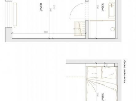 Pronájem bytu, 1+kk, 16 m²