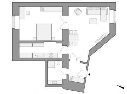 Prodej bytu, 2+1, 80 m²