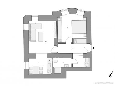 Prodej bytu, 2+kk, 64 m²