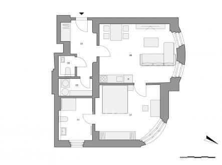 Prodej bytu, 2+kk, 67 m²