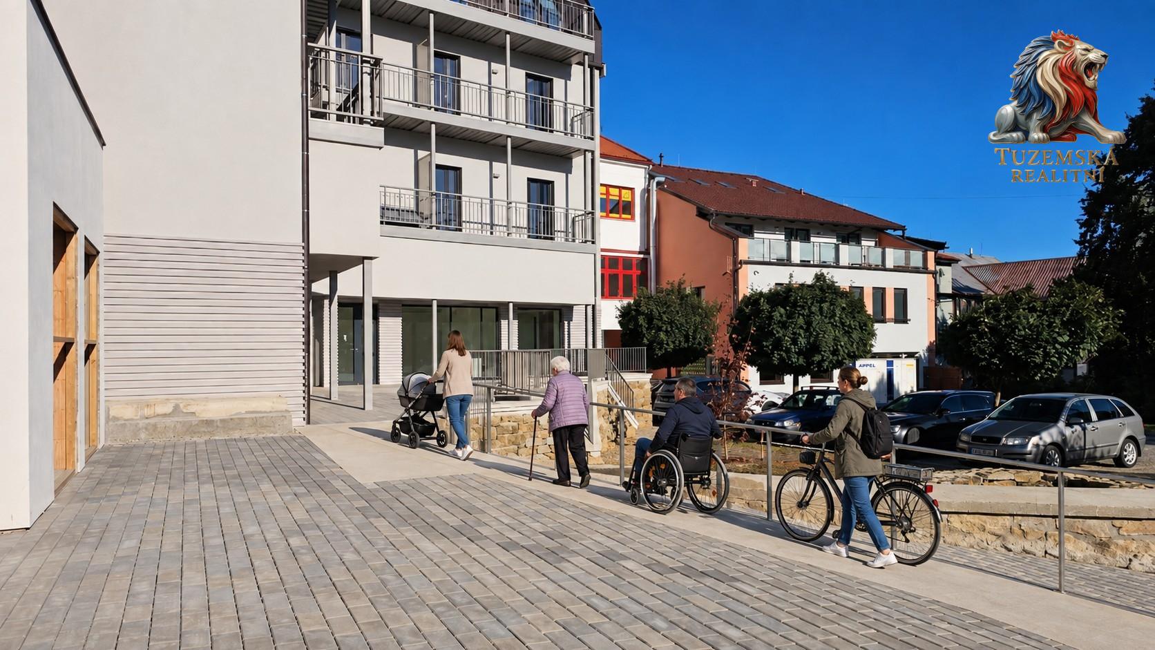 Bezbariérová cesta k modernímu vstupu s osobami