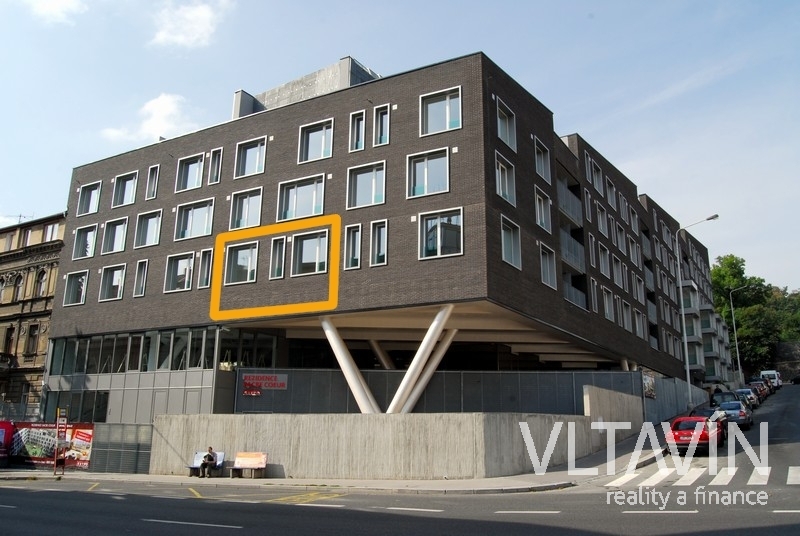 Pronájem bytu 2+kk, 62,5m2, Praha 5 - Smíchov, Rezidence Sacre Coeur