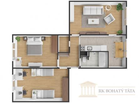 Prodej bytu, 3+1, 84 m²