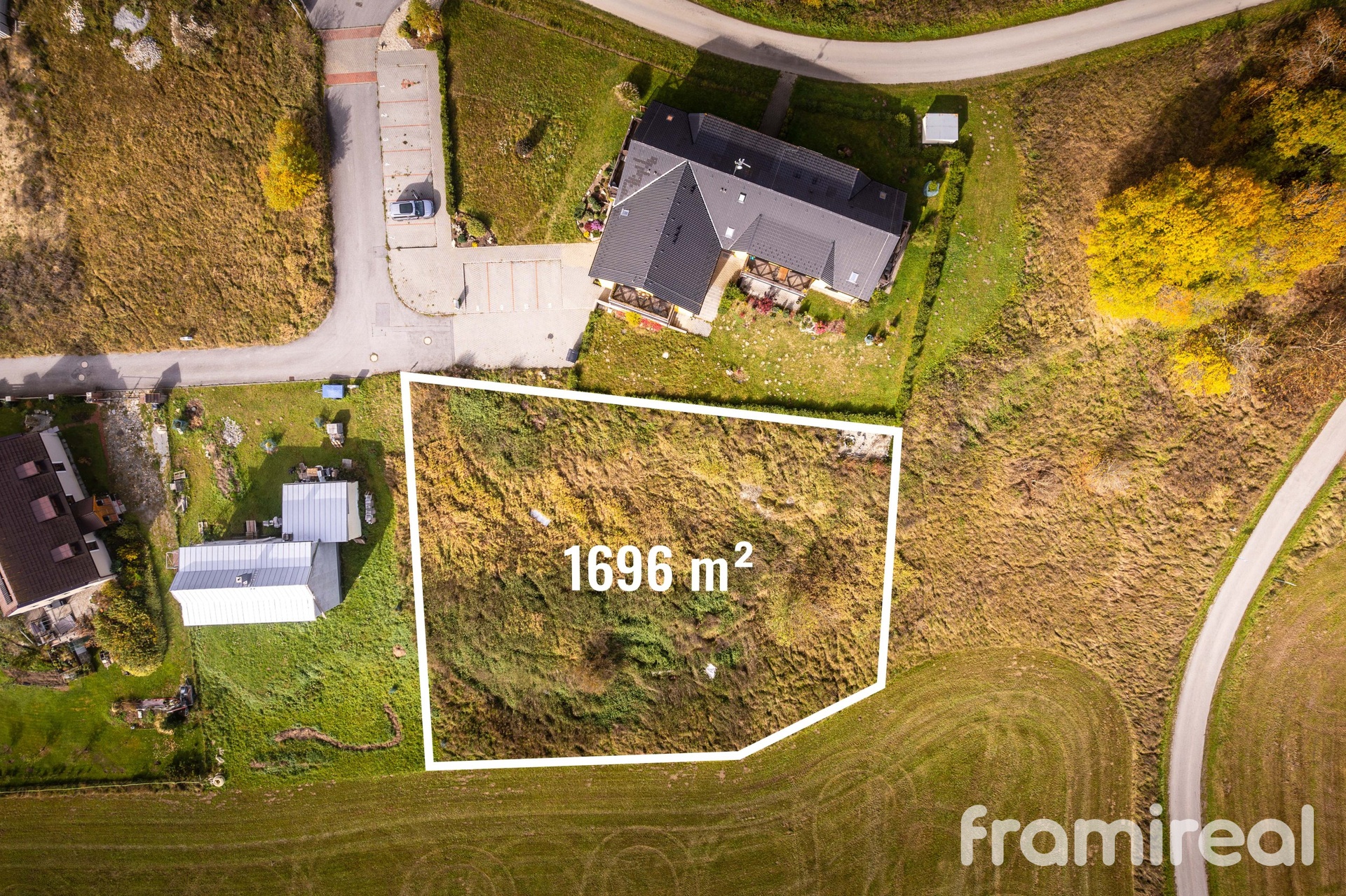 Prodej pozemku se stavebním povolením, 1 696 m² - Frymburk - Kovářov