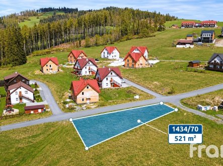 Prodej stavebního pozemku 521 m², Václavov u Bruntálu - Horní Václavov