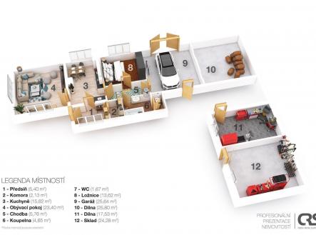 Prodej domu/vily, 263 m²