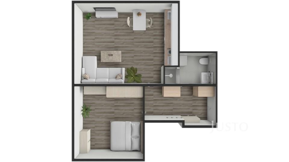 Pronájem 2+kk 44 m², Bechyně - Soukenická