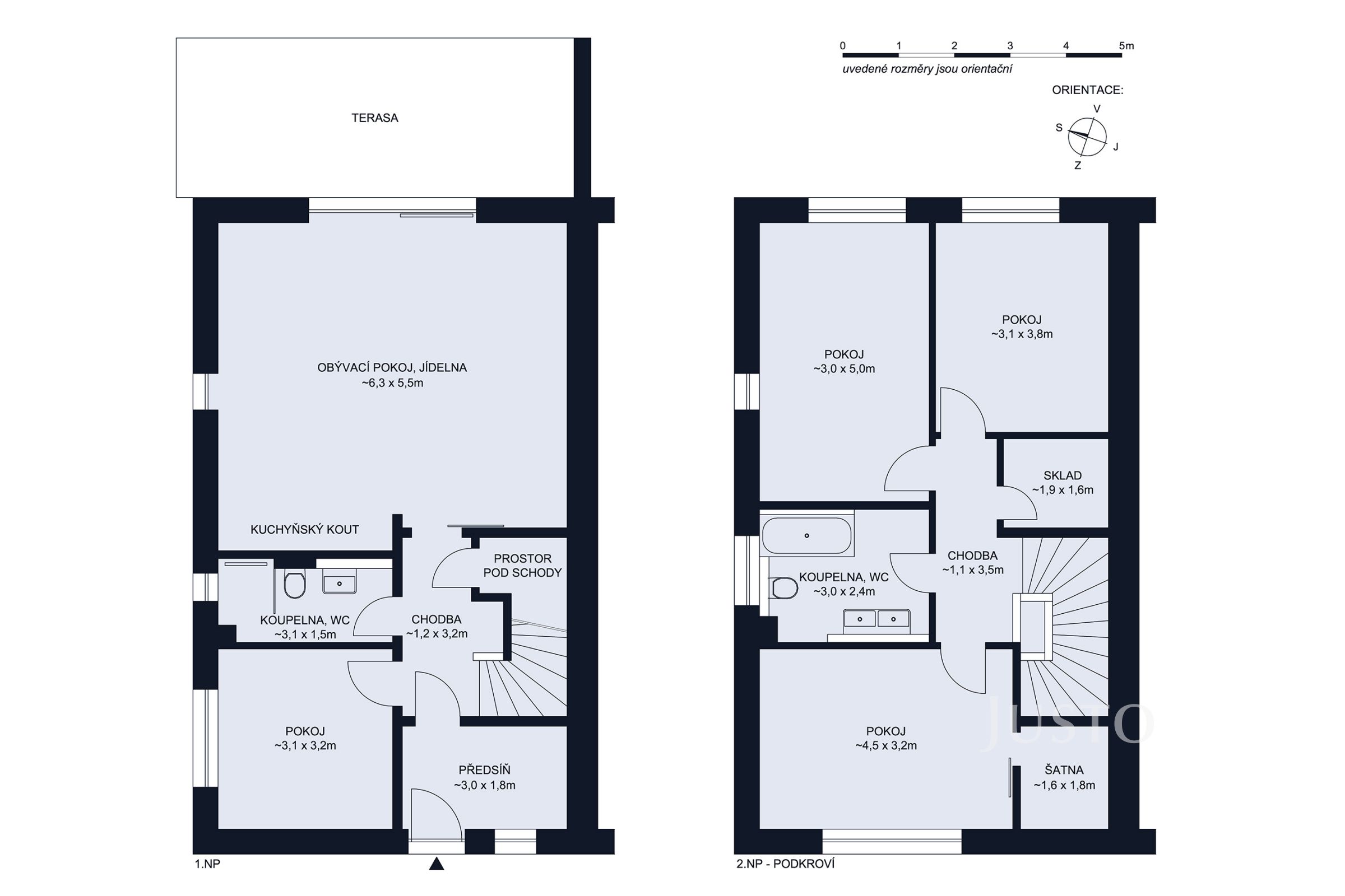 Prodej rodinného domu 5+kk, 121 m², Boršov nad Vltavou