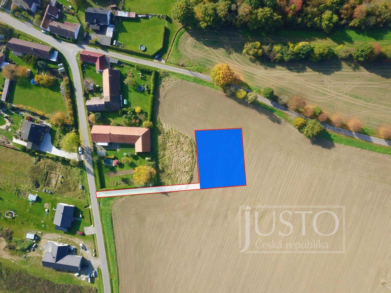 Prodej pozemku, 1 000 m², Pamětice u Drhovle