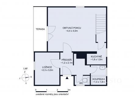 Prodej - chata/rekreační objekt, 76 m²