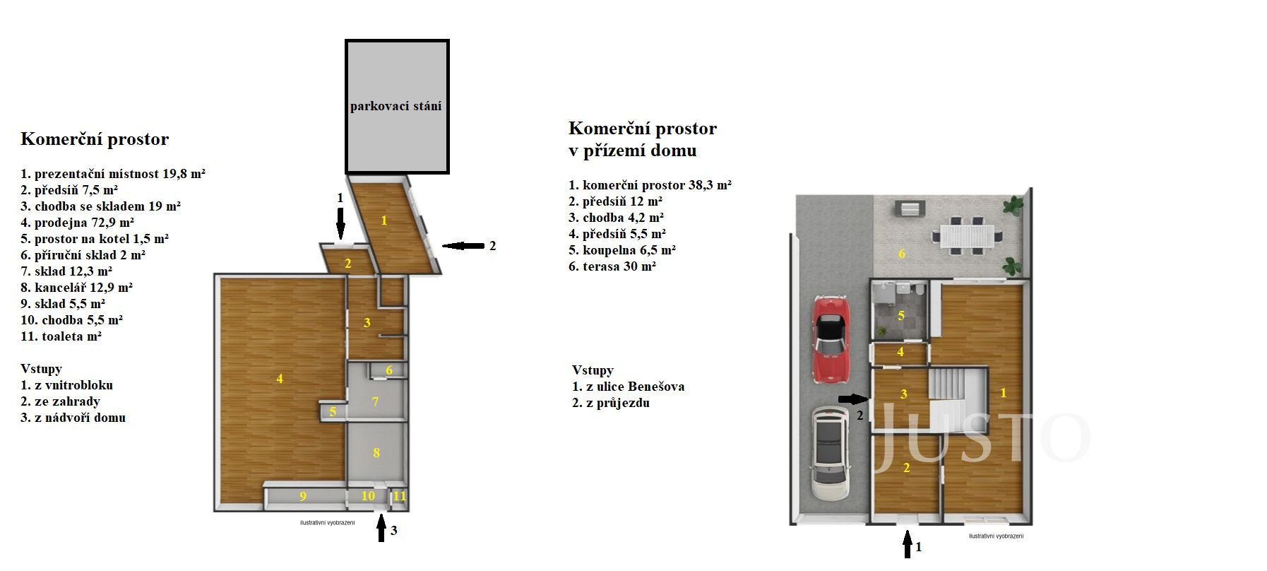 Prodej prodejny s RD, 426 m², (721 m²), Kutná Hora