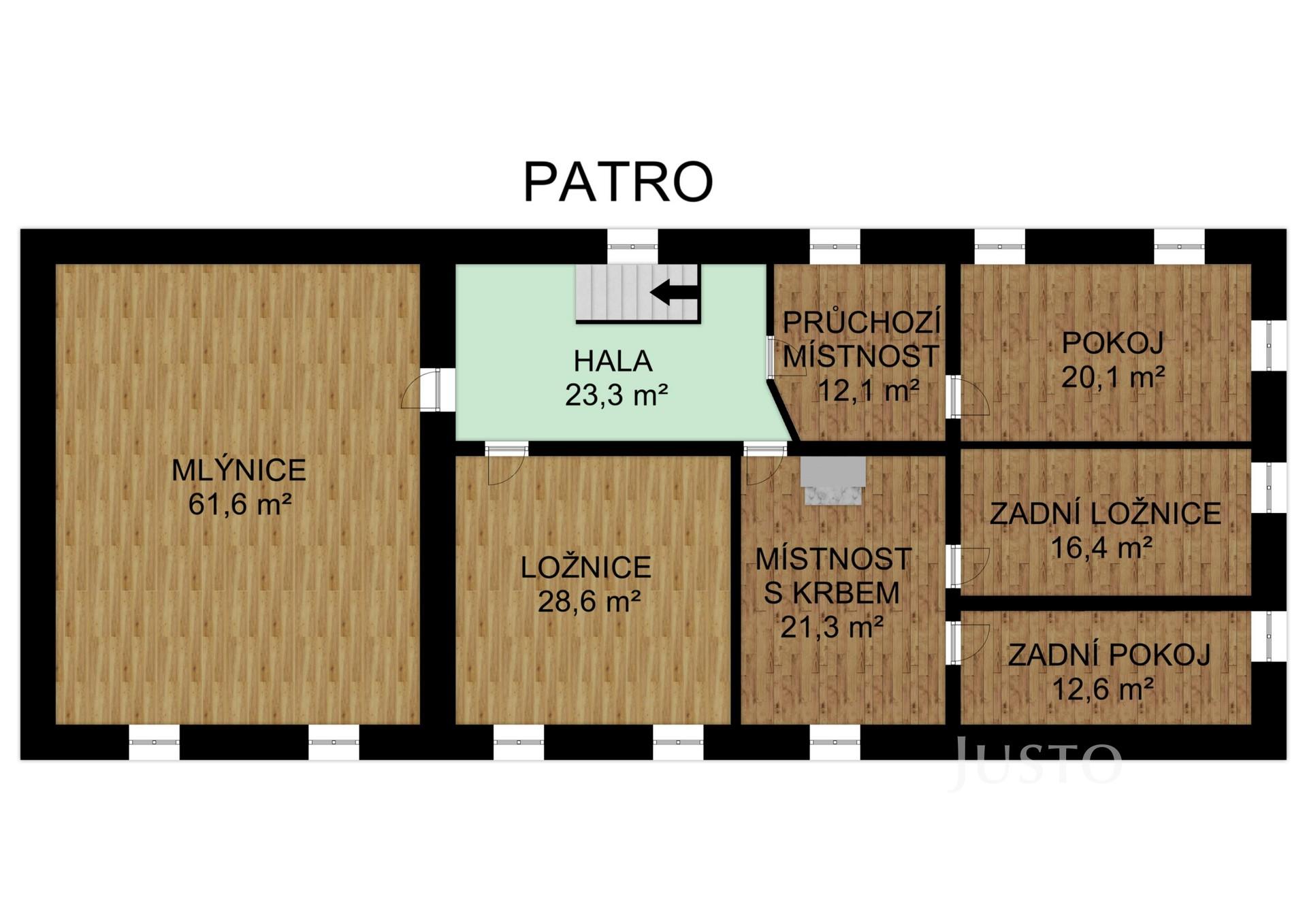 Prodej rodinného domu 363 m² s pozemkem 3244 m²