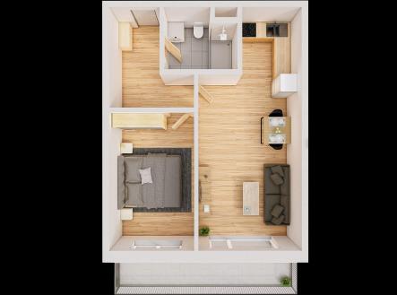 Prodej bytu, 2+kk, 67 m²