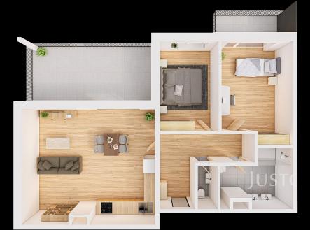 Prodej bytu, 3+kk, 119 m²