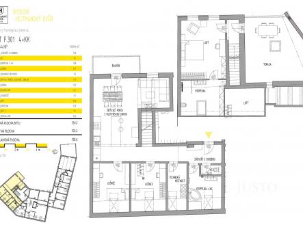 Prodej bytu, 4+kk, 145 m²