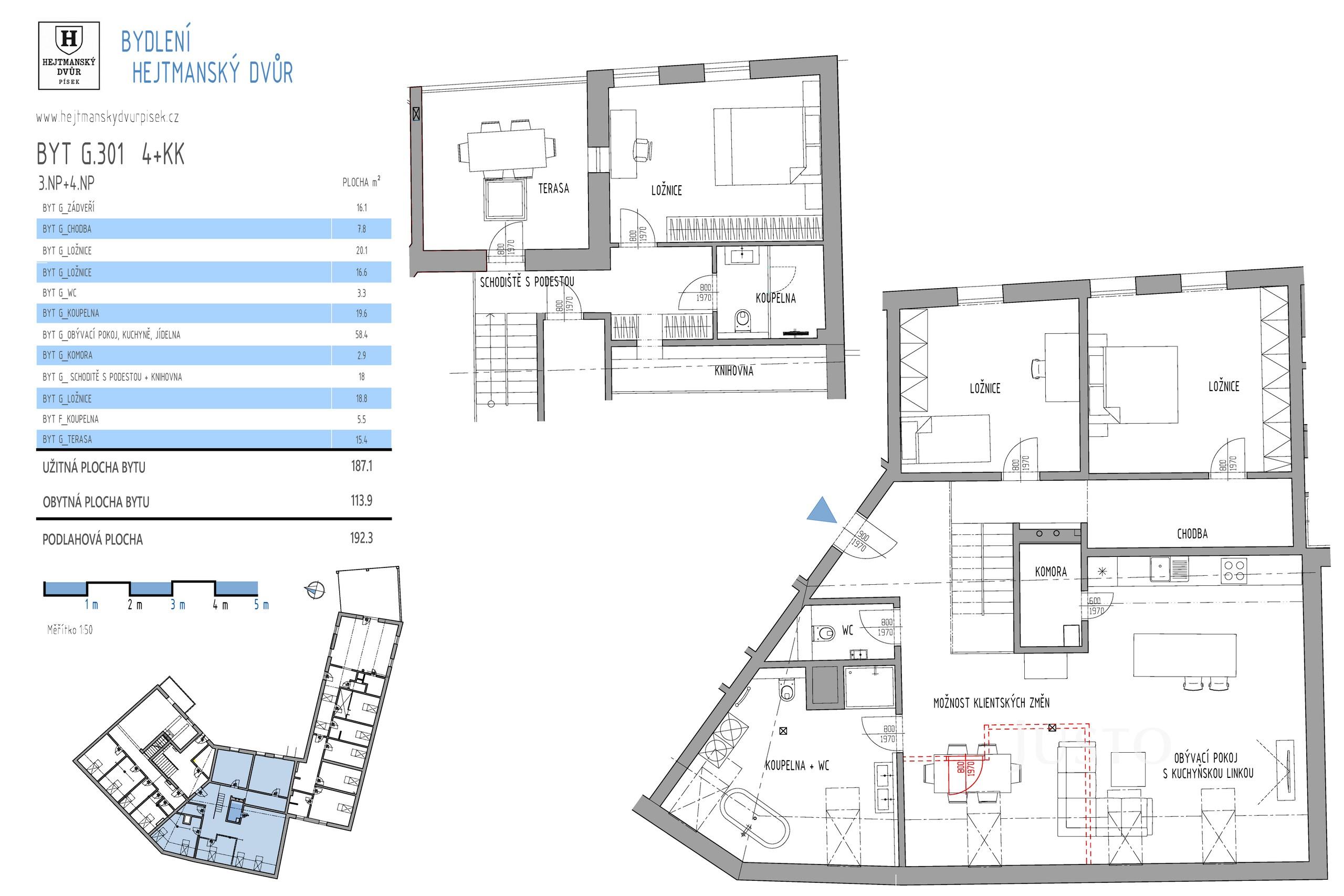 Prodej 4+kk 181 m² + terasa 15 m² + parkování