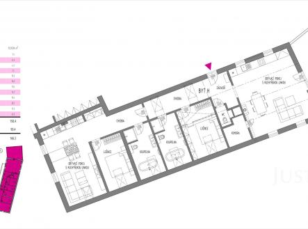 Prodej bytu, 4+kk, 166 m²