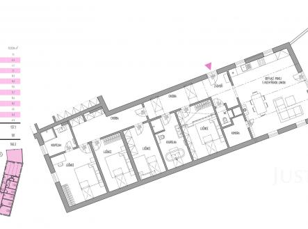 Prodej bytu, 5+kk, 166 m²