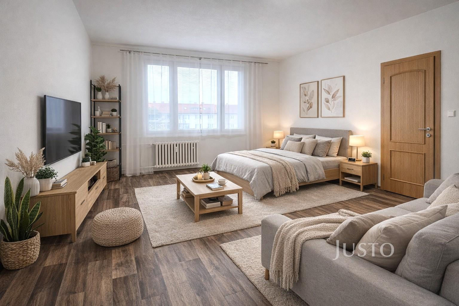 Pronájem 1+1 35 m², Písek - Harantova