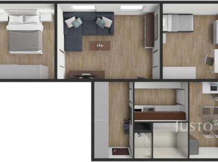 Prodej bytu, 3+1, 64 m²