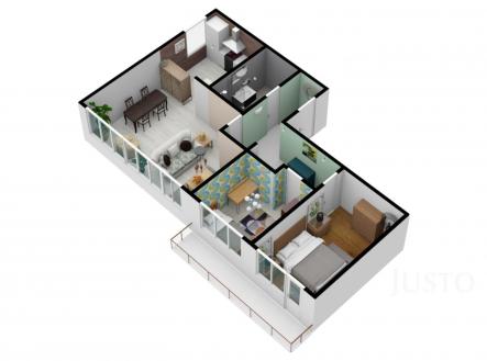 Prodej bytu, 3+1, 75 m²