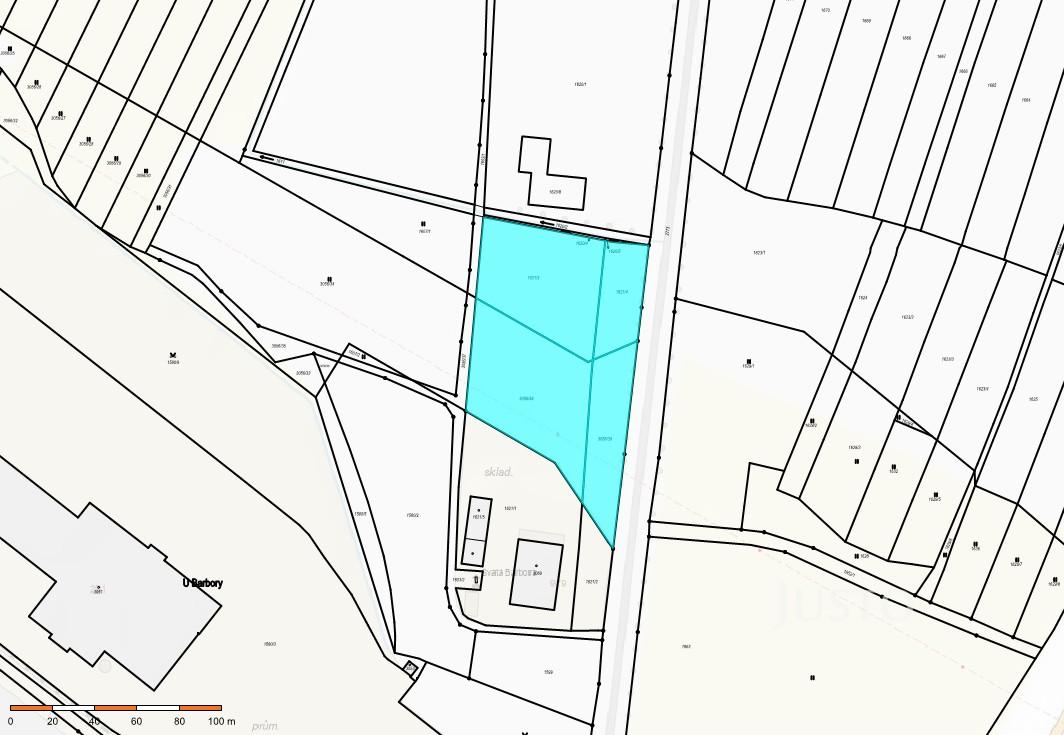 Prodej komerčního pozemku 8618 m², Protivín
