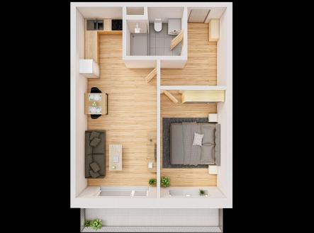Prodej bytu, 2+kk, 67 m²