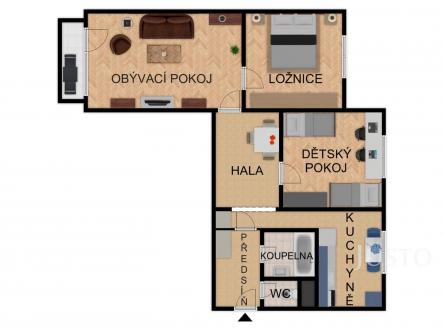 Prodej bytu, 3+1, 78 m²