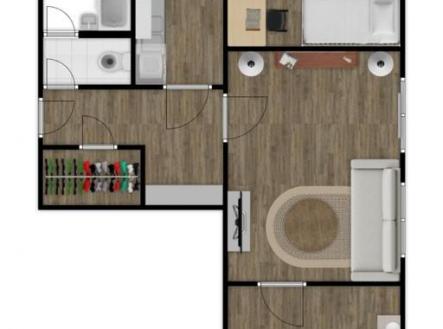 Prodej bytu, 3+1, 64 m²