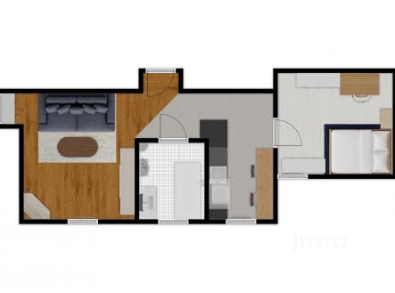 Prodej bytu, 2+kk, 51 m²