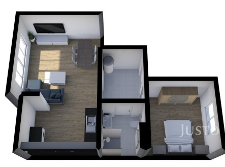 Pronájem bytu, 2+kk, 47 m², Praha – náhled fotky 4