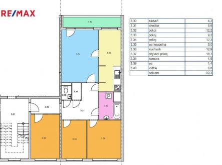 Prodej bytu, 4+1, 98 m²