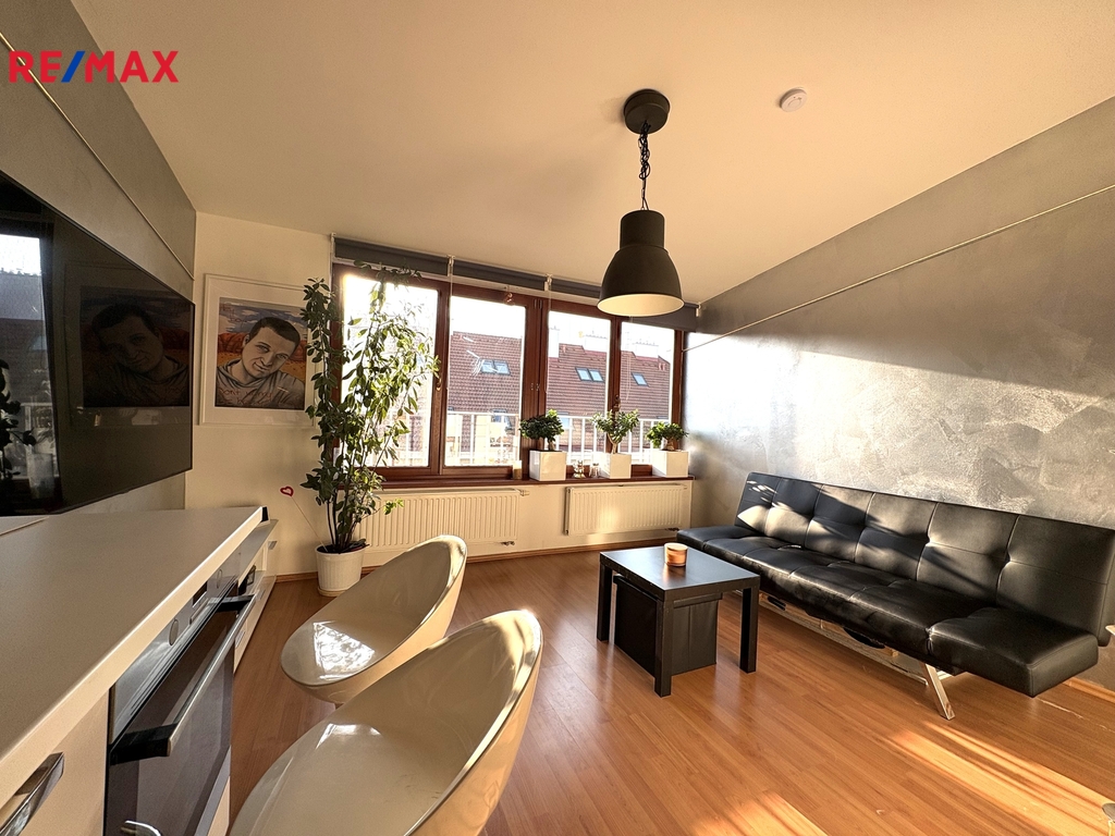 Obývací pokoj s kuchyňským koutem