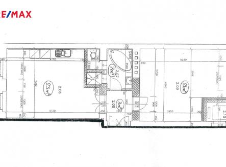 Pronájem bytu, 2+kk, 54 m²