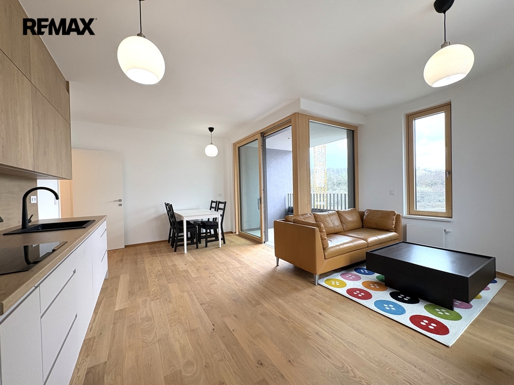 Obývací pokoj s kuchyňským koutem