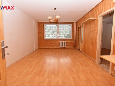 Velmi prostorný obývací pokoj.