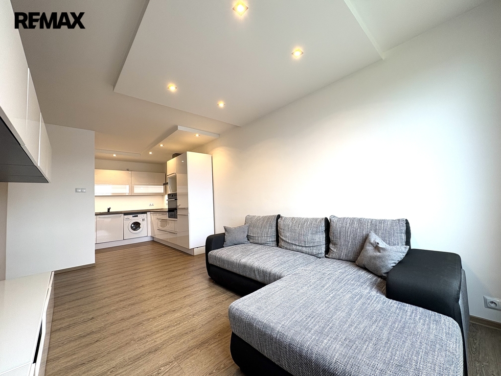 Obývací pokoj s kuchyňským koutem