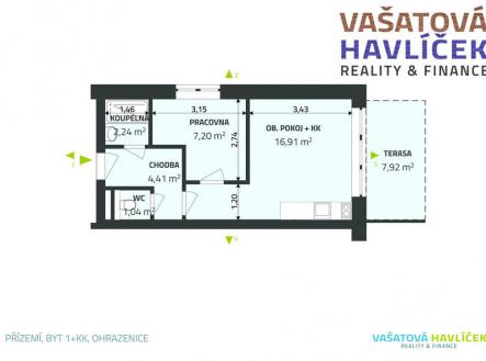 Prodej bytu, 2+kk, 39 m²