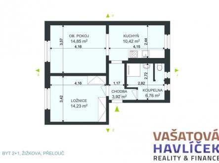 Pronájem bytu, 2+1, 50 m²