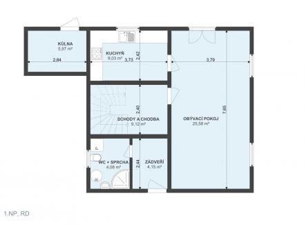 Prodej domu/vily, 109 m²