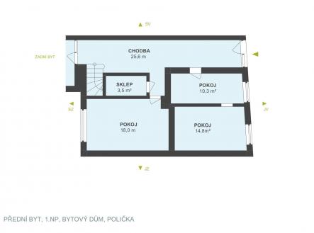 Prodej nájemního domu, 162 m²