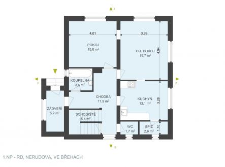 Prodej domu/vily, 123 m²