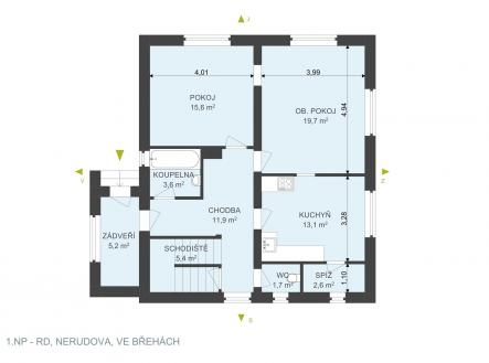 Prodej domu/vily, 123 m²