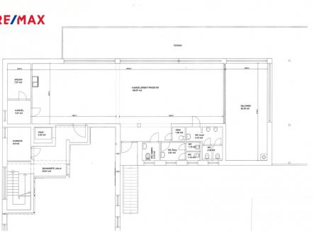 Pronájem - obchodní prostor, 175 m²
