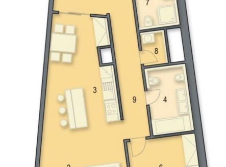 Pronájem bytu, 3+kk, 111 m²