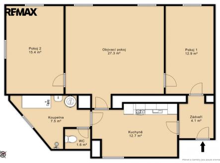 Prodej bytu, 3+1, 78 m²