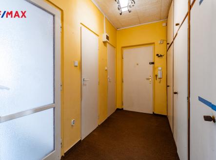 Vstupní dveře, vchod na WC, do koupelny a do kuchyně