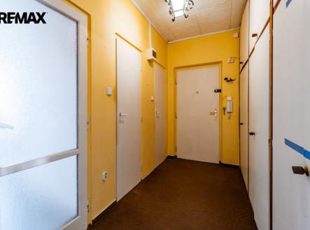 Vstupní dveře, vchod na WC, do koupelny a do kuchyně